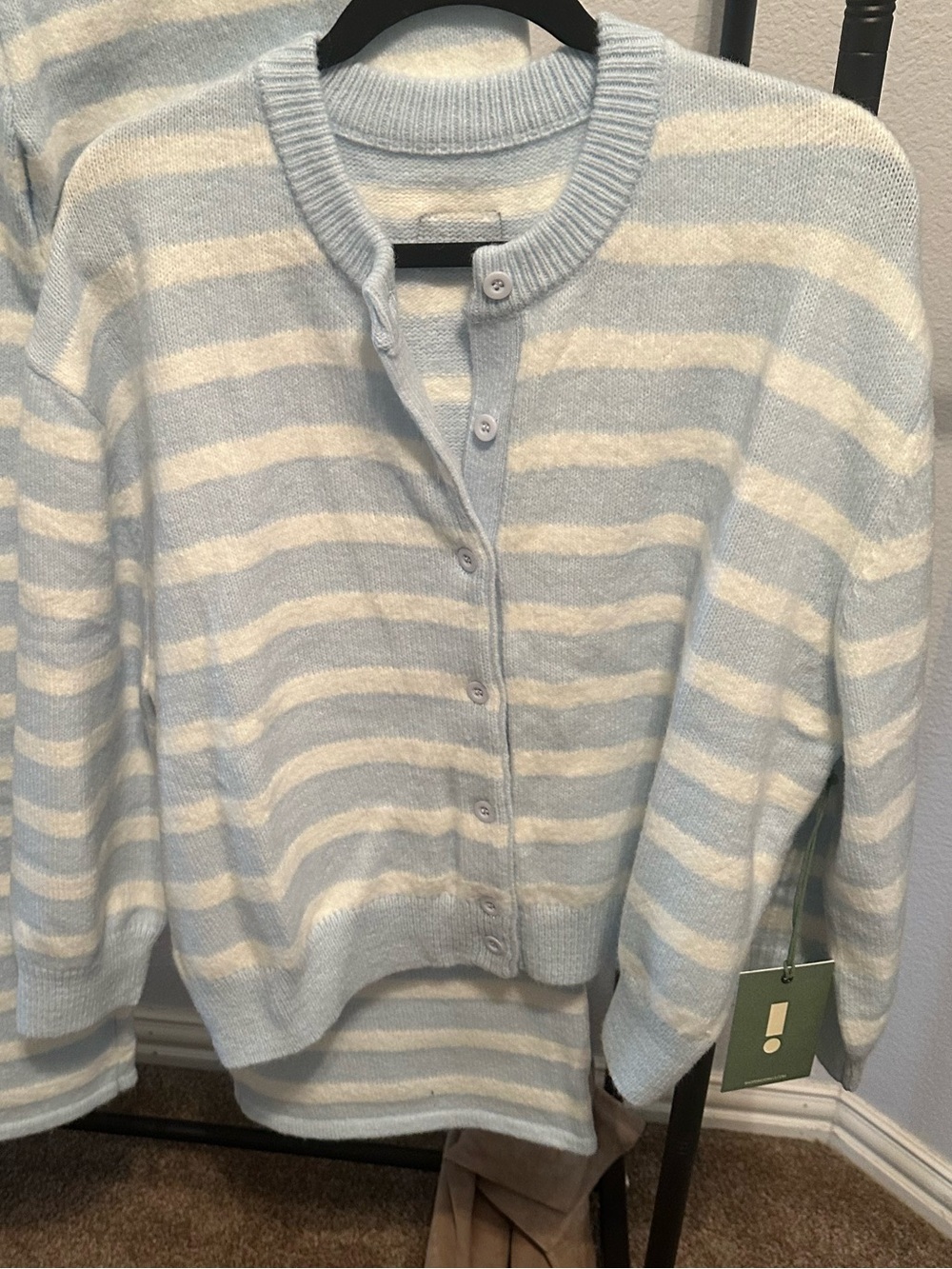 Daily Drills stripped Cardigan